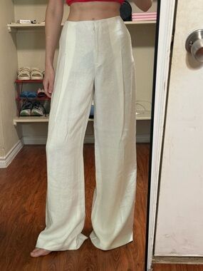 Zara Palazzo Linen Pants